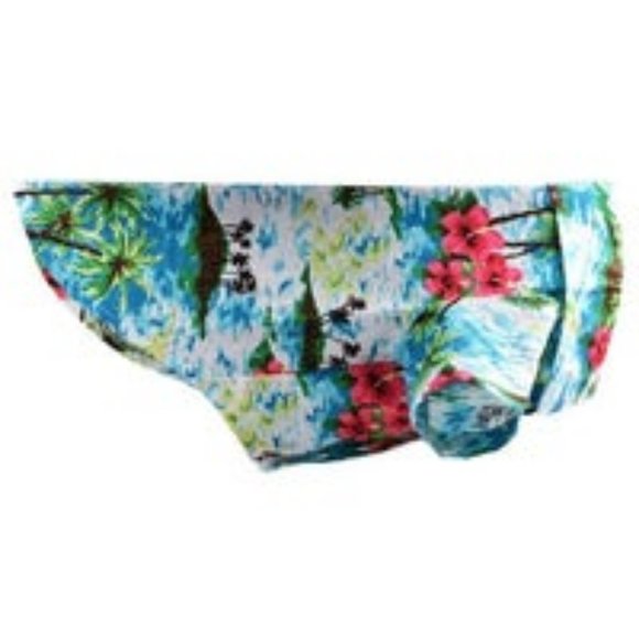 Dog Hawaiian Summertime Button Down Shirt Small - Picture 3 of 5